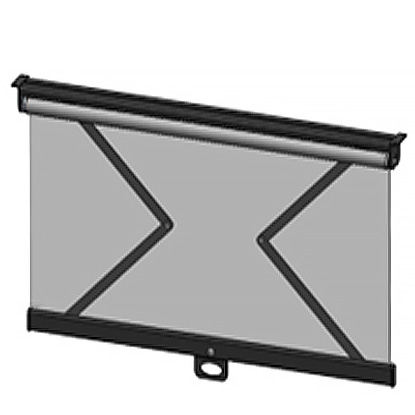 Manual Pull-down Sun Visor Shade