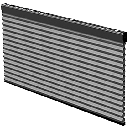 With  1¼” wide headrail and 1” wide cellular (honeycomb) fabric