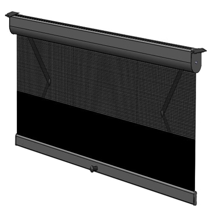 Manual Pull-down Sun Visor Shade
